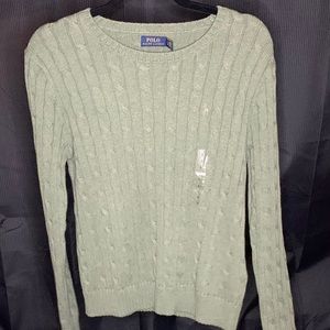 Polo Women’s Knitted Olive Green Sweater